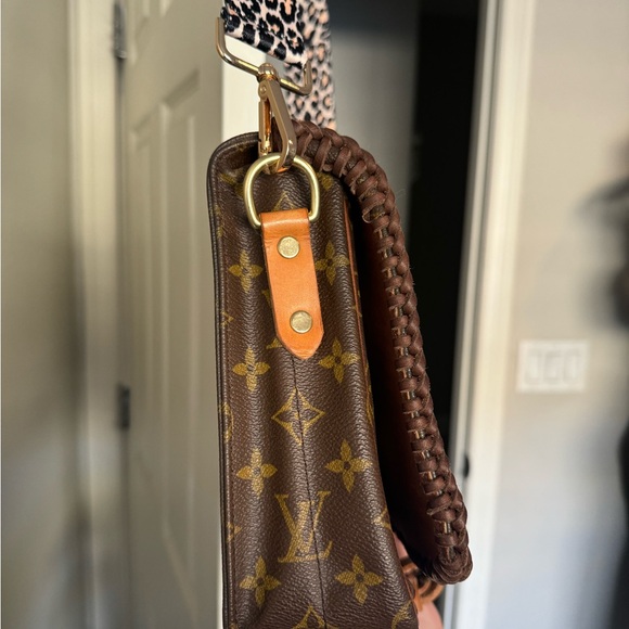 Authentic Louis Vuitton braided vintage boho crossbody fringeless - Picture 13 of 13